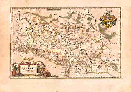 Silesia Ducatus A Martino Helwigio Nißense descriptus - Willem Janszoon Blaeu (1571-1638)