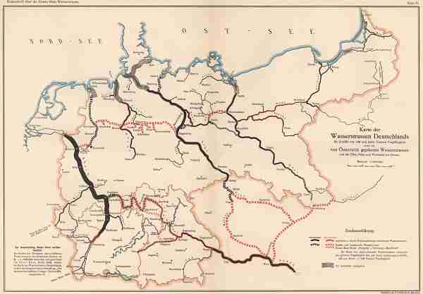 Projekt dróg rzecznych w Prusach 1903